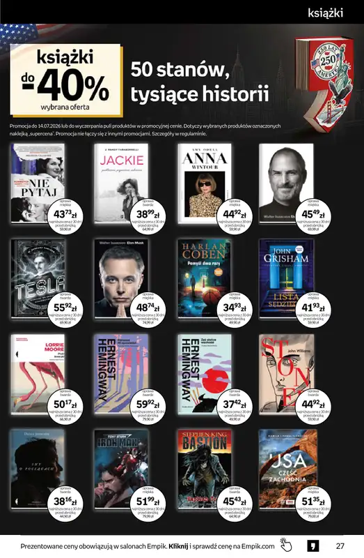 Empik - gazetka promocyjna Tom kultury: książki od środy 01.07 do wtorku 14.07 - strona 27