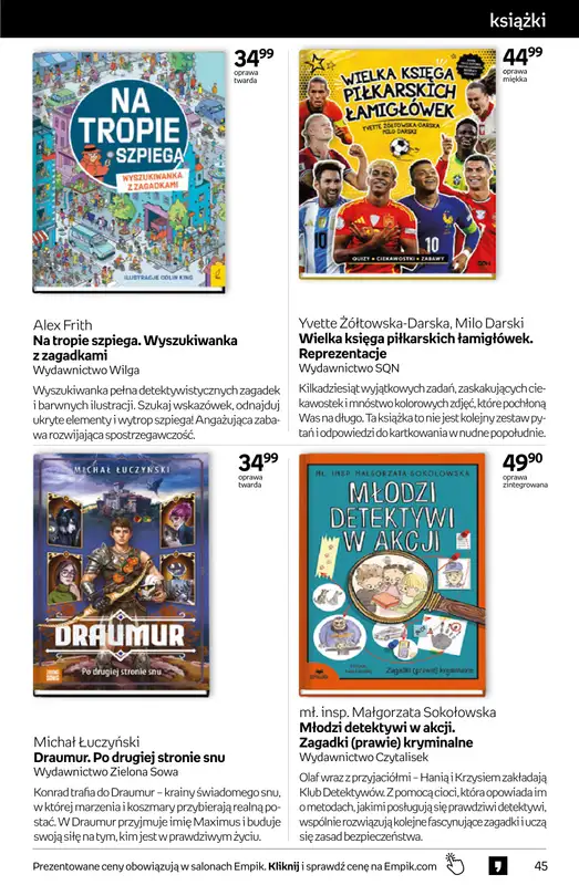 Empik - gazetka promocyjna Tom kultury: książki od środy 01.07 do wtorku 14.07 - strona 45