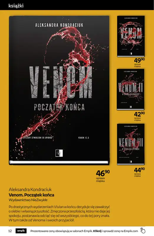 Empik - gazetka promocyjna Tom kultury: książki od środy 01.07 do wtorku 14.07 - strona 12