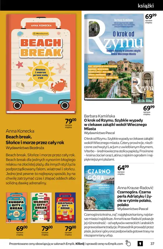 Empik - gazetka promocyjna Tom kultury: książki od środy 01.07 do wtorku 14.07 - strona 37