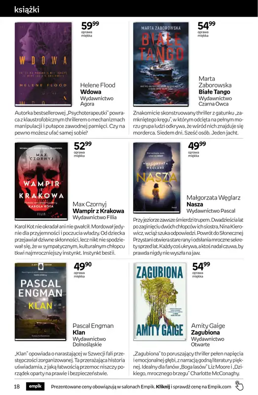Empik - gazetka promocyjna Tom kultury: książki od środy 01.07 do wtorku 14.07 - strona 18