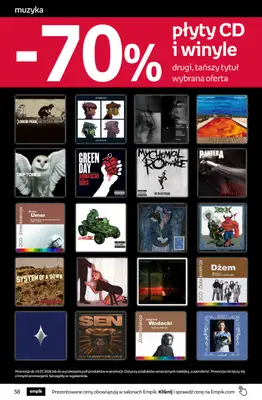 Empik - gazetka promocyjna Tom kultury: muzyka od środy 01.07 do wtorku 14.07 - strona 11