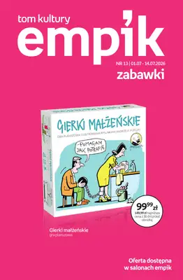 Empik - gazetka promocyjna Tom kultury: zabawki od środy 01.07 do wtorku 14.07