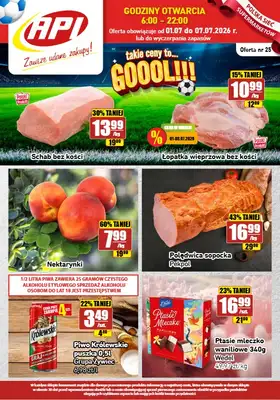 API Market - gazetka promocyjna Gazetka od środy 01.07 do wtorku 07.07