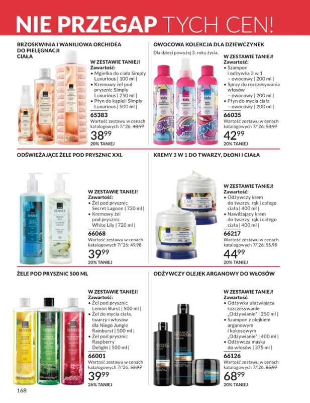 AVON - gazetka promocyjna Katalog Lipiec 2026 od środy 01.07 do piątku 31.07 - strona 168