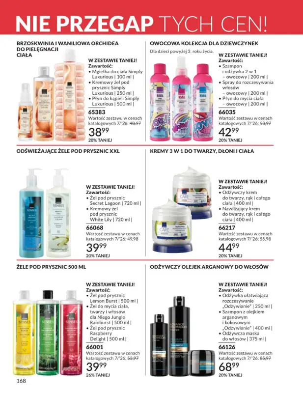 AVON - gazetka promocyjna Katalog Lipiec 2026 od środy 01.07 do piątku 31.07 - strona 168