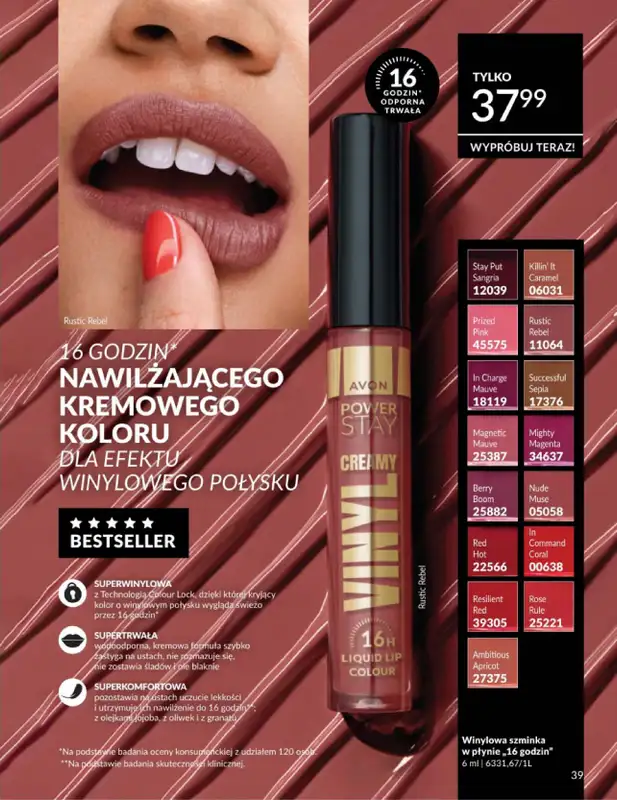 AVON - gazetka promocyjna Katalog Lipiec 2026 od środy 01.07 do piątku 31.07 - strona 39