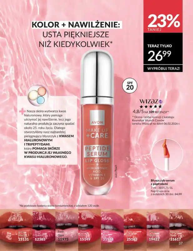 AVON - gazetka promocyjna Katalog Lipiec 2026 od środy 01.07 do piątku 31.07 - strona 37
