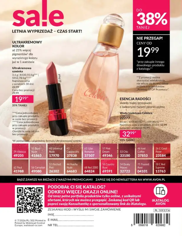 AVON - gazetka promocyjna Katalog Lipiec 2026 od środy 01.07 do piątku 31.07 - strona 180