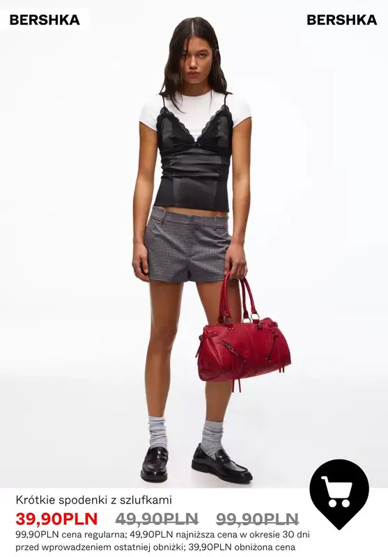 Bershka - gazetka promocyjna Shorty damskie na wyprzedaży od środy 01.07  - strona 3