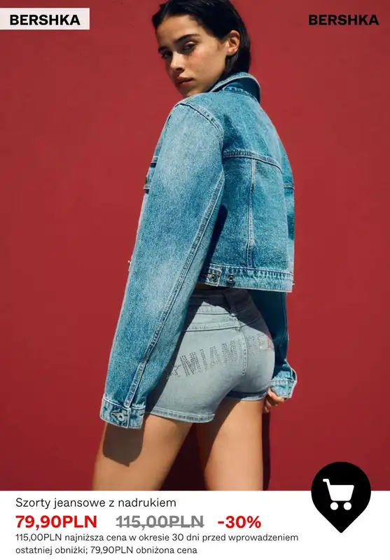 Bershka - gazetka promocyjna Shorty damskie na wyprzedaży od środy 01.07  - strona 6