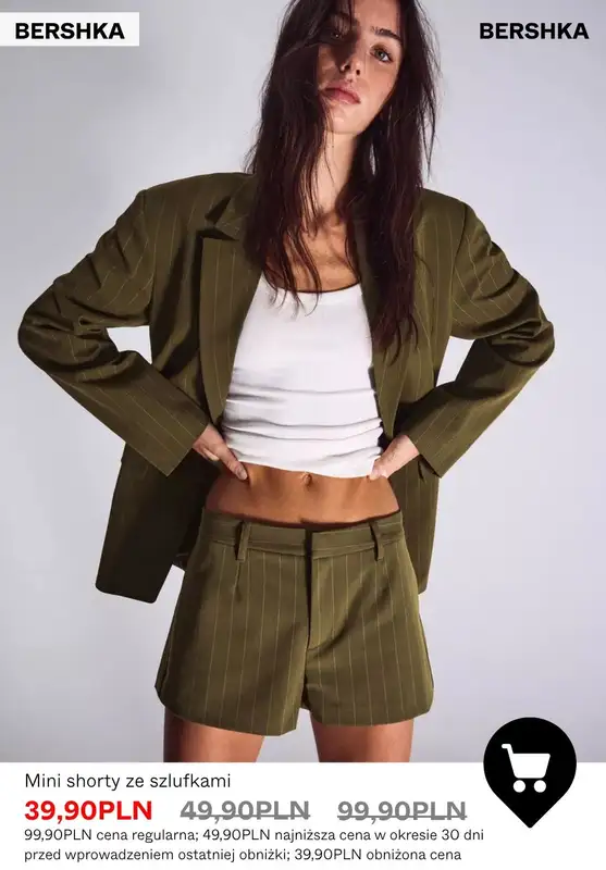 Bershka - gazetka promocyjna Shorty damskie na wyprzedaży od środy 01.07  - strona 2