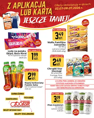 Społem Częstochowa - gazetka promocyjna Plakaty promocyjne od czwartku 02.07 do środy 08.07