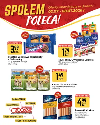 Społem Częstochowa - gazetka promocyjna Plakaty promocyjne od czwartku 02.07 do środy 08.07 - strona 3