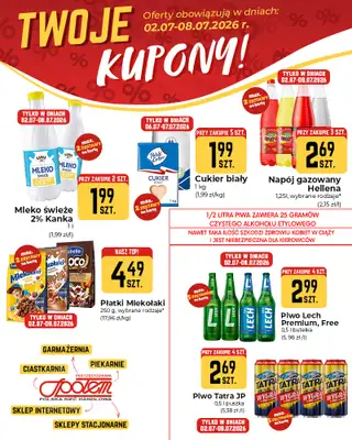 Społem Częstochowa - gazetka promocyjna Plakaty promocyjne od czwartku 02.07 do środy 08.07 - strona 2