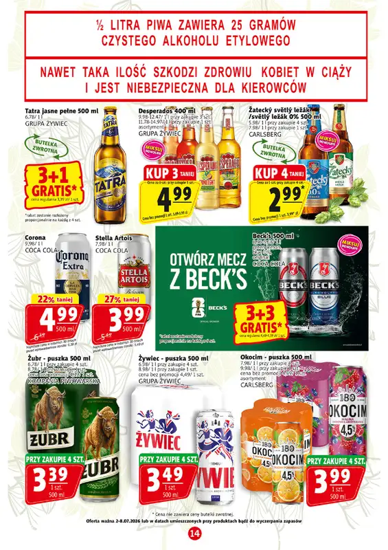 Prim Market - gazetka promocyjna Gazetka od czwartku 02.07 do środy 08.07 - strona 14