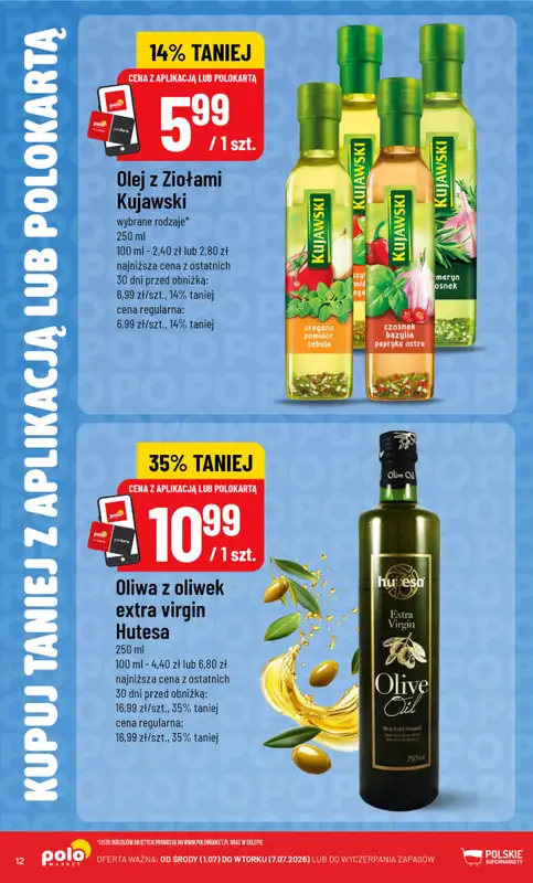 POLOmarket - gazetka promocyjna Kupuj taniej z POLOappką od środy 01.07 do wtorku 07.07 - strona 12