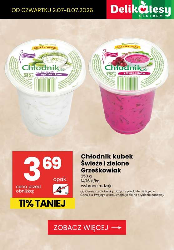 Delikatesy Centrum - gazetka promocyjna DANIA GOTOWE - teraz taniej! od czwartku 02.07 do środy 08.07 - strona 6