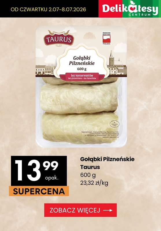 Delikatesy Centrum - gazetka promocyjna DANIA GOTOWE - teraz taniej! od czwartku 02.07 do środy 08.07 - strona 8