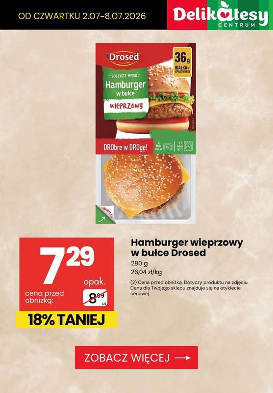 Delikatesy Centrum - gazetka promocyjna DANIA GOTOWE - teraz taniej! od czwartku 02.07 do środy 08.07 - strona 7