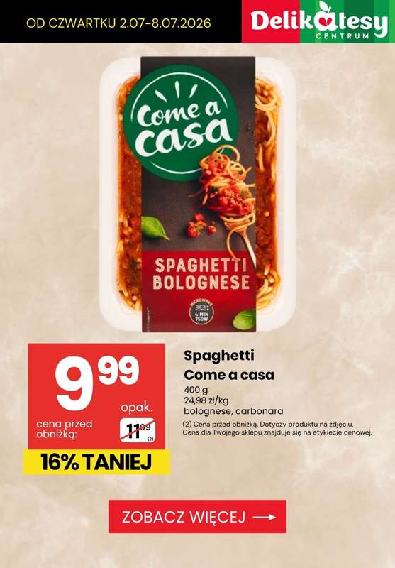 Delikatesy Centrum - gazetka promocyjna DANIA GOTOWE - teraz taniej! od czwartku 02.07 do środy 08.07 - strona 5