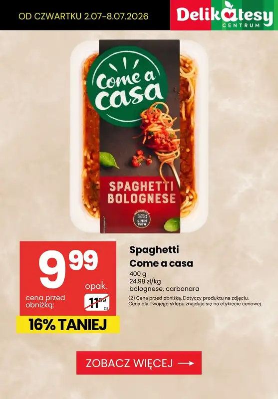 Delikatesy Centrum - gazetka promocyjna DANIA GOTOWE - teraz taniej! od czwartku 02.07 do środy 08.07 - strona 5