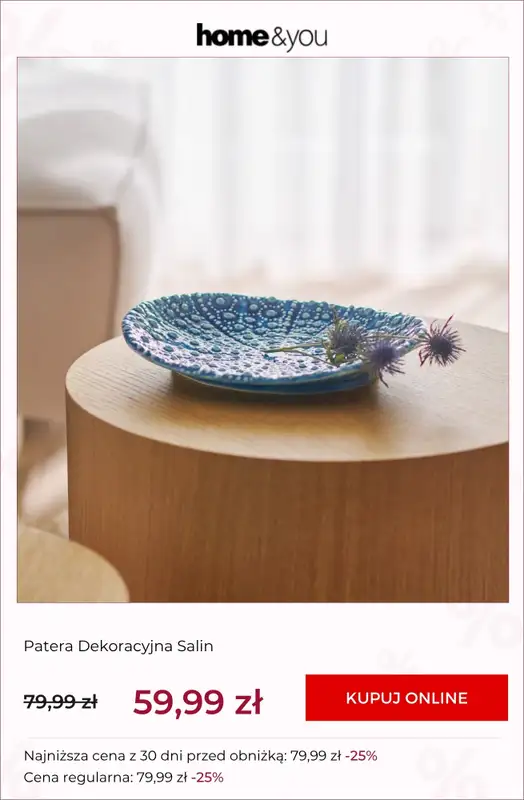 home&you - gazetka promocyjna SALE: dekoracje od środy 01.07 do środy 08.07 - strona 10