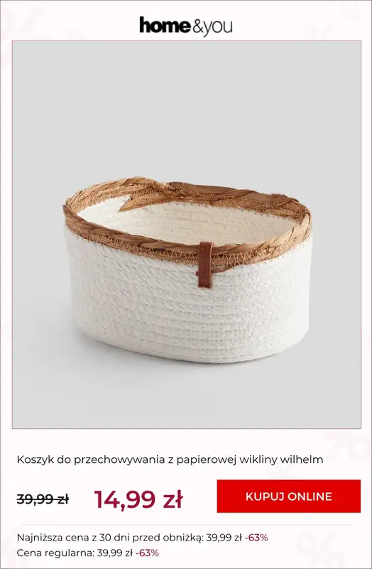 home&you - gazetka promocyjna SALE: dekoracje od środy 01.07 do środy 08.07 - strona 12