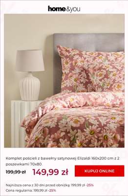 home&you - gazetka promocyjna SALE: tekstylia sypialniane od środy 01.07 do środy 08.07 - strona 12