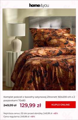home&you - gazetka promocyjna SALE: tekstylia sypialniane od środy 01.07 do środy 08.07 - strona 5