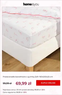 home&you - gazetka promocyjna SALE: tekstylia sypialniane od środy 01.07 do środy 08.07 - strona 9