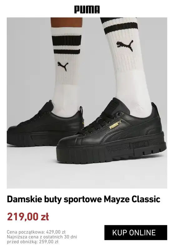 PUMA - gazetka promocyjna Wyprzedaż - sneakersy damskie od środy 01.07  - strona 10