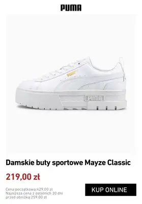 PUMA - gazetka promocyjna Wyprzedaż - sneakersy damskie od środy 01.07  - strona 13