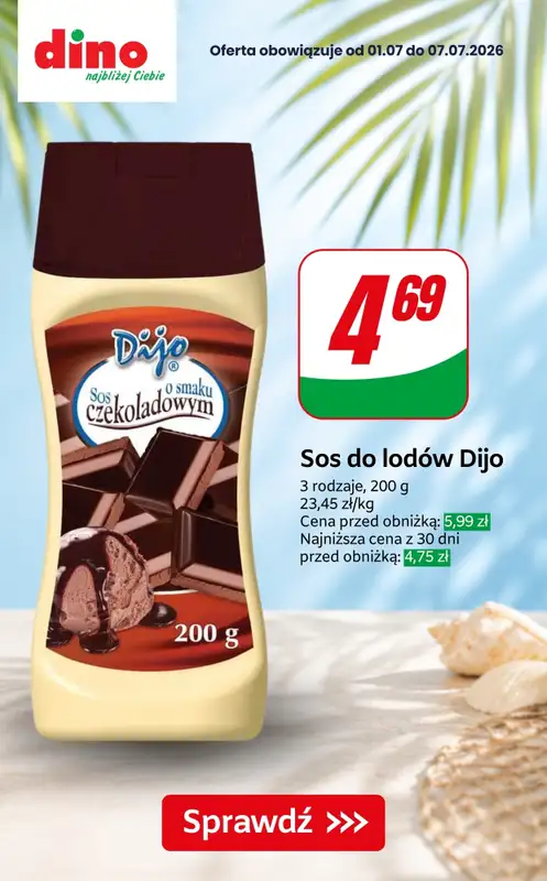 Dino - gazetka promocyjna Lody w supercenach! od czwartku 02.07 do wtorku 07.07 - strona 10