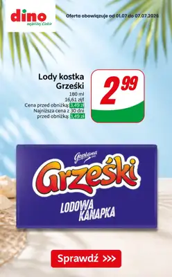 Dino - gazetka promocyjna Lody w supercenach! od czwartku 02.07 do wtorku 07.07 - strona 5