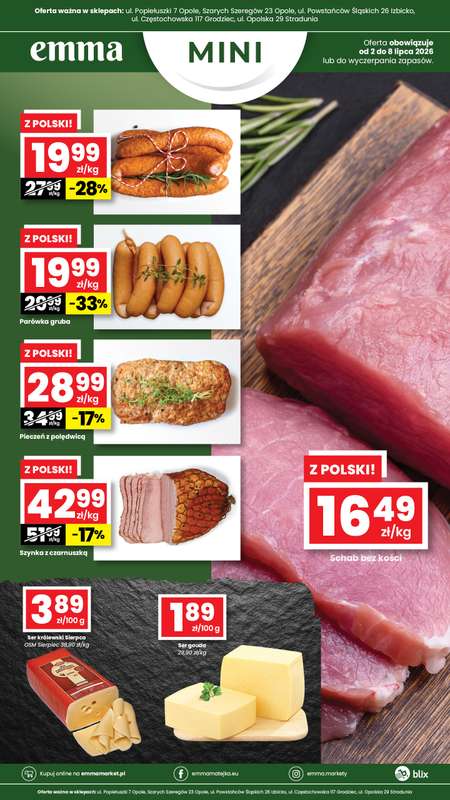 emma MARKET - gazetka promocyjna Oferta spożywcza Emma Mini od czwartku 02.07 do środy 08.07 - strona 2