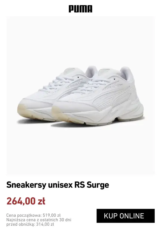 PUMA - gazetka promocyjna Wyprzedaż - sneakersy męskie od środy 01.07  - strona 8