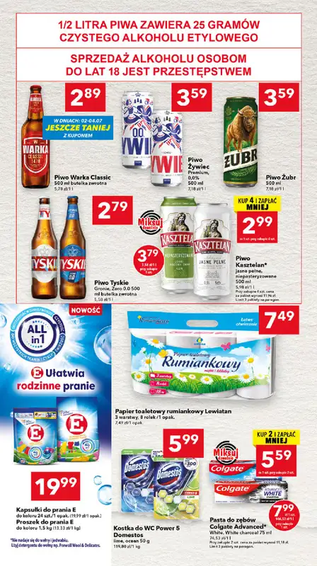 LEWIATAN - gazetka promocyjna Mamy TO w Lewiatanie – woj. lubelskie od czwartku 02.07 do środy 08.07 - strona 7