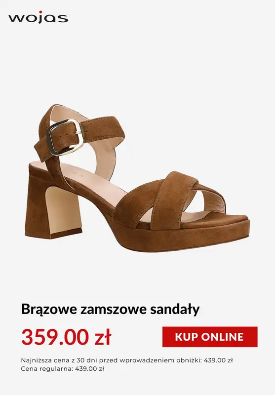 Wojas - gazetka promocyjna Do -50% wyprzedaż kolekcji damskiej od środy 01.07  - strona 12