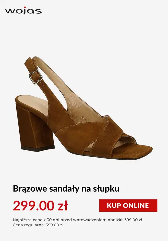 Wojas - gazetka promocyjna Do -50% wyprzedaż kolekcji damskiej od środy 01.07  - strona 9