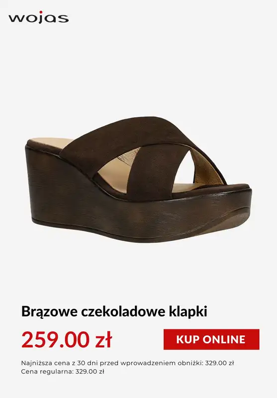 Wojas - gazetka promocyjna Do -50% wyprzedaż kolekcji damskiej od środy 01.07  - strona 14