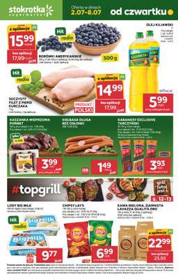 Stokrotka - gazetka promocyjna Gazetka Supermarket od czwartku 02.07 do środy 08.07
