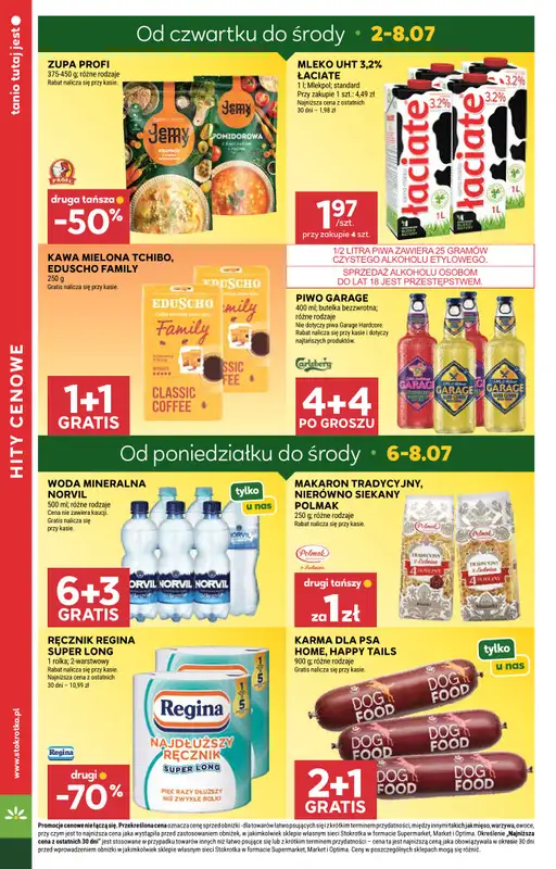Stokrotka - gazetka promocyjna Gazetka Supermarket od czwartku 02.07 do środy 08.07 - strona 6