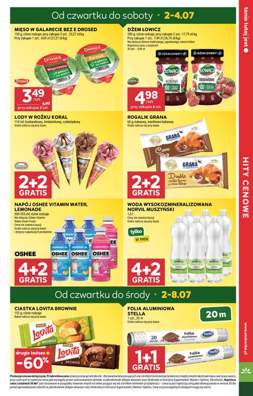 Stokrotka - gazetka promocyjna Gazetka Supermarket od czwartku 02.07 do środy 08.07 - strona 5