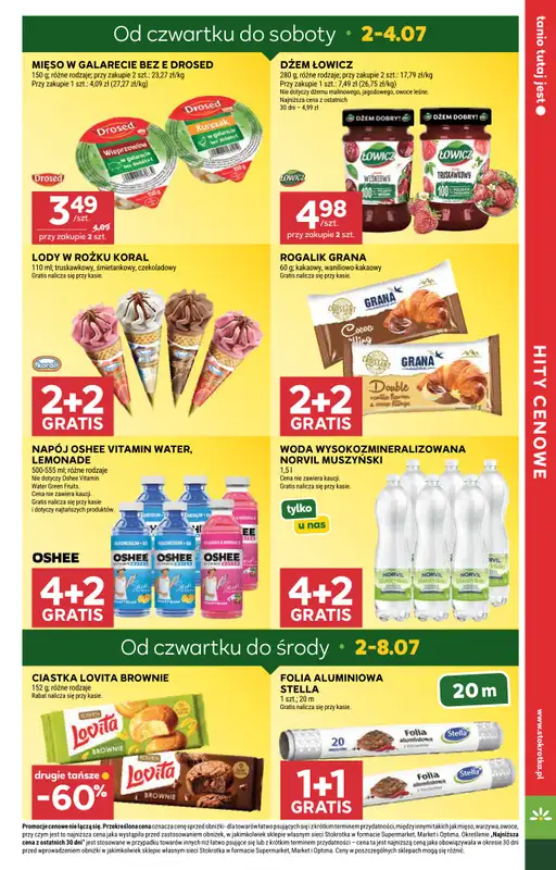 Stokrotka - gazetka promocyjna Gazetka Supermarket od czwartku 02.07 do środy 08.07 - strona 5