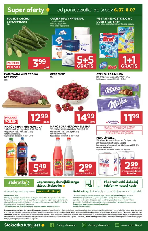 Stokrotka - gazetka promocyjna Gazetka Supermarket od czwartku 02.07 do środy 08.07 - strona 41