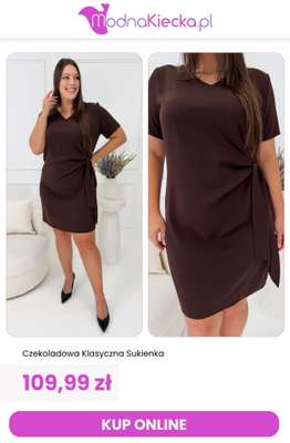 Modna Kiecka - gazetka promocyjna Moda plus size od środy 01.07  - strona 13