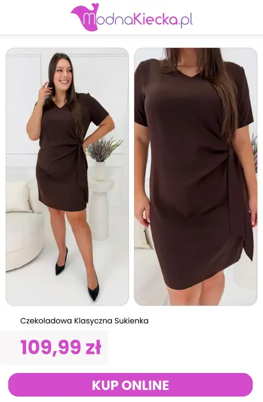 Modna Kiecka - gazetka promocyjna Moda plus size od środy 01.07  - strona 13