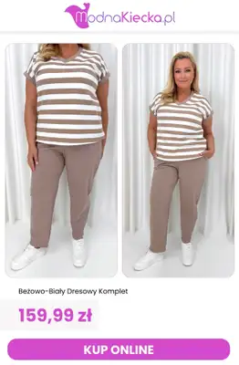 Modna Kiecka - gazetka promocyjna Moda plus size od środy 01.07  - strona 10