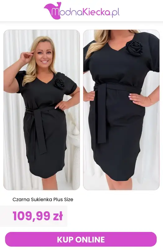 Modna Kiecka - gazetka promocyjna Moda plus size od środy 01.07  - strona 4